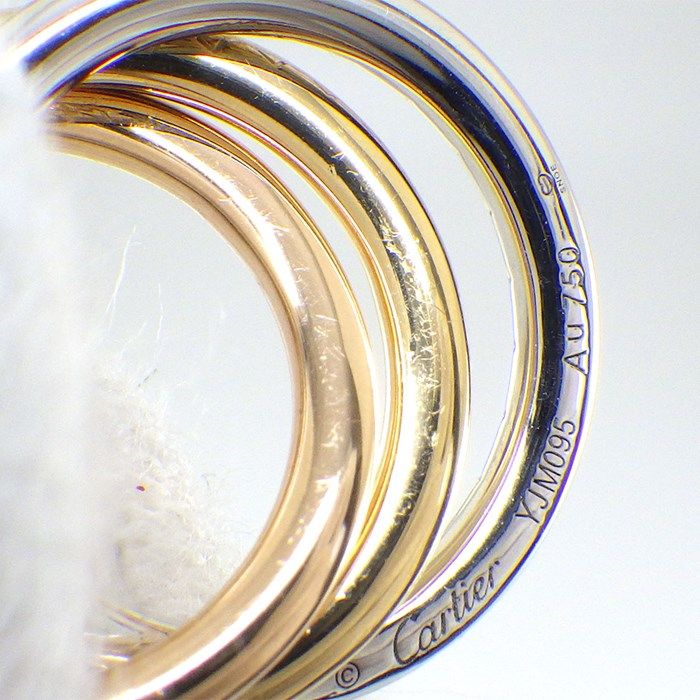 Cartier Trinity Earrings with Diamonds in Three Colors