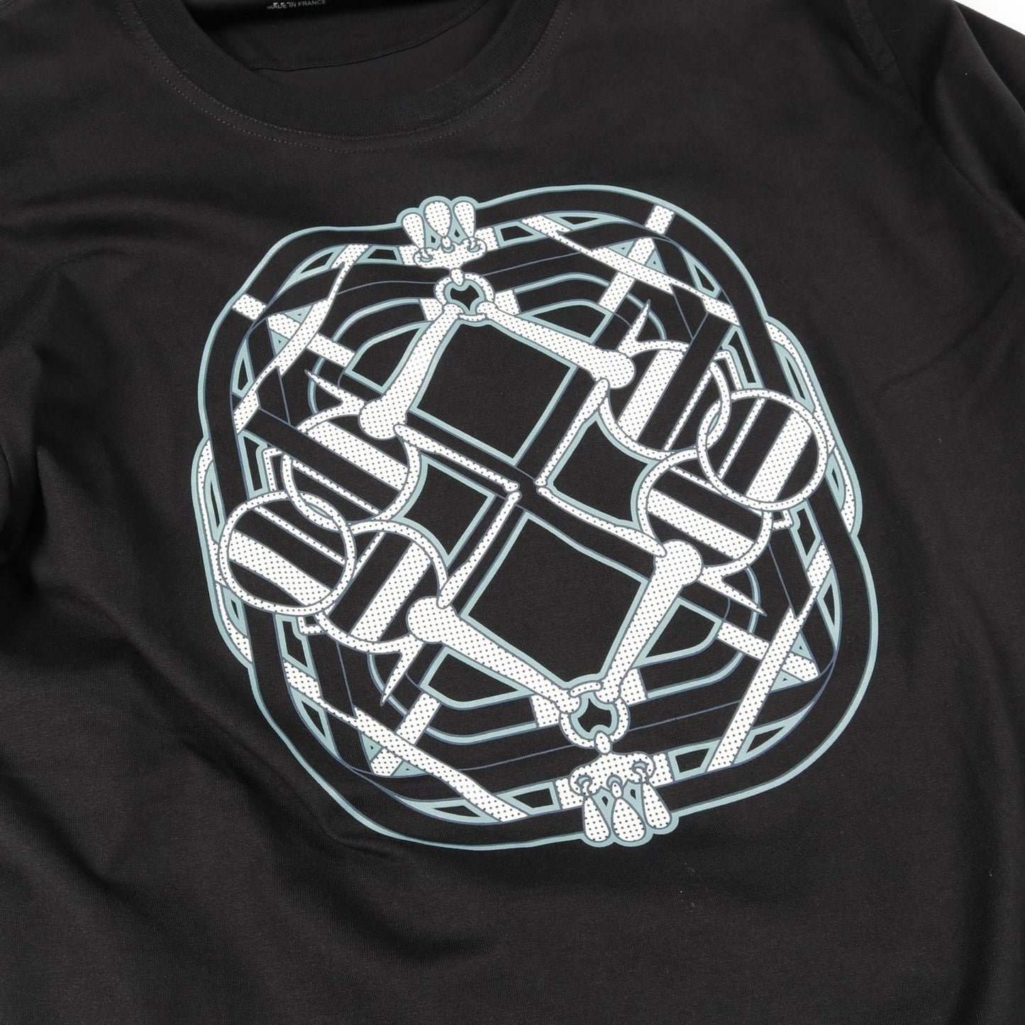 HERMES Cartouche Black Cotton Dress - Timeless Elegance