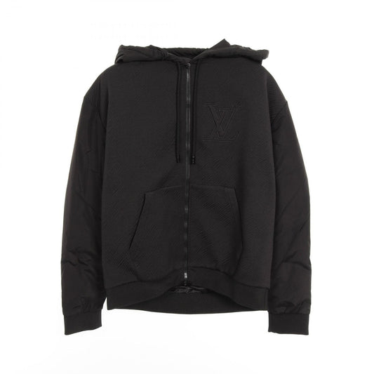 Louis Vuitton Hybrid Zip Technical Cotton Hoodie - Black