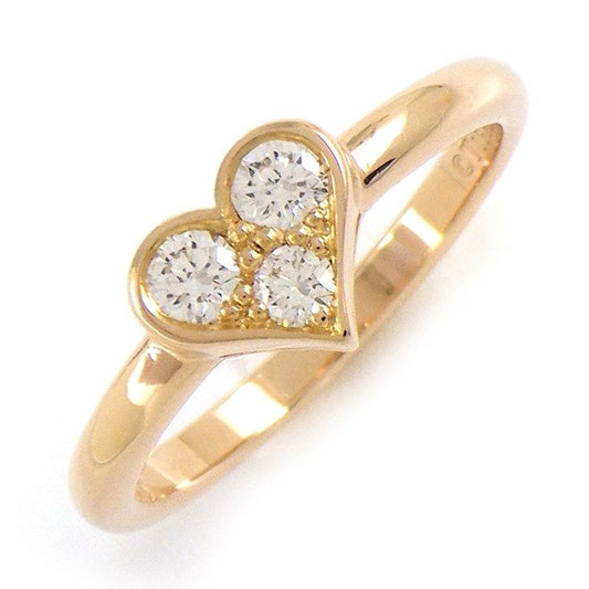 Tiffany & Co. Sentimental Heart Ring with 3pt Diamond in K18PG