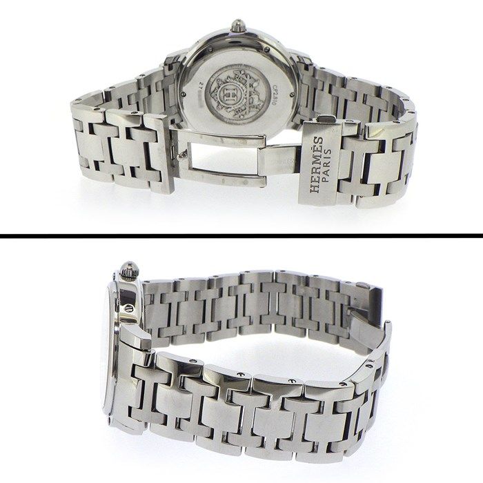 HERMES Clipper CP2.810 Automatic Watch - White Dial, Calendar Function