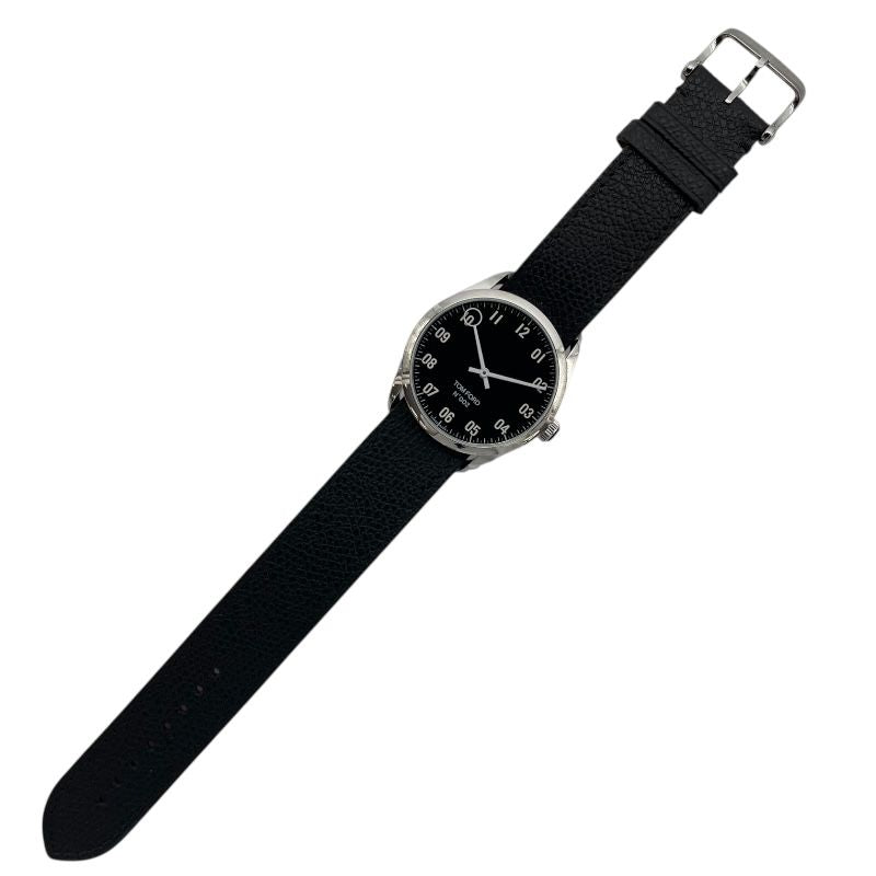 TOM FORD N.002 Black SS Quartz Men's Watch - Timeless Elegance