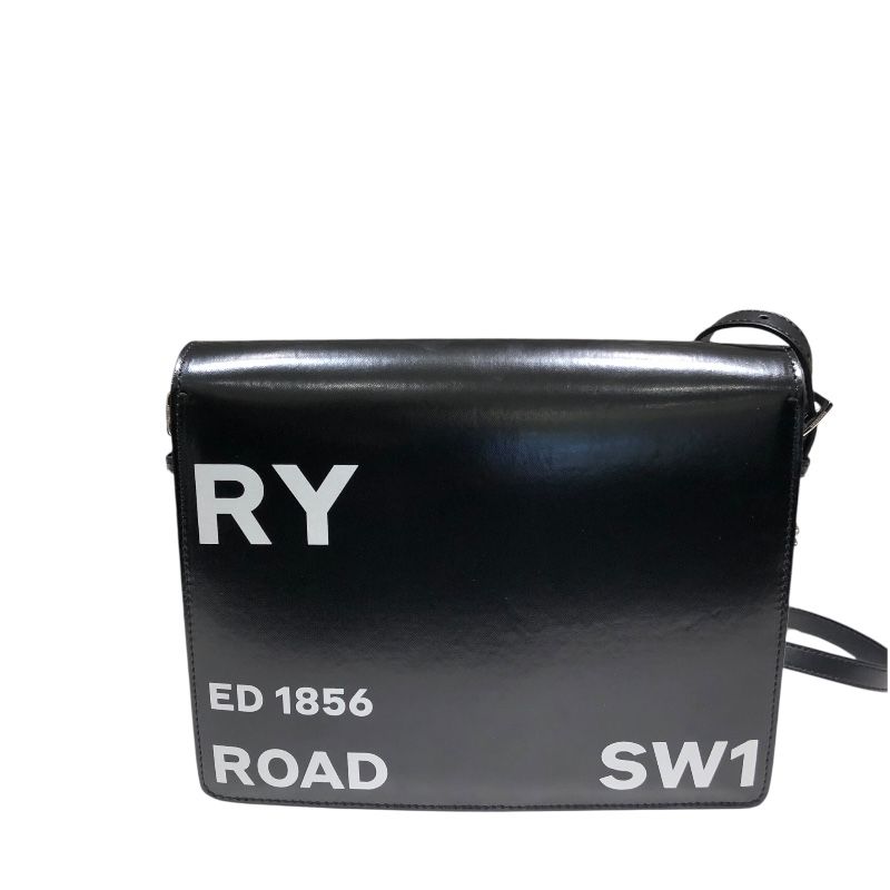 Burberry Horseferry Shoulder Bag in Black Leather - Timeless Elegance