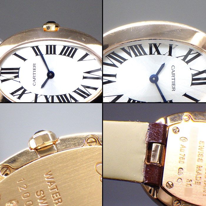 Cartier Baignoire SM W8000007 Oval Watch in 18K Pink Gold