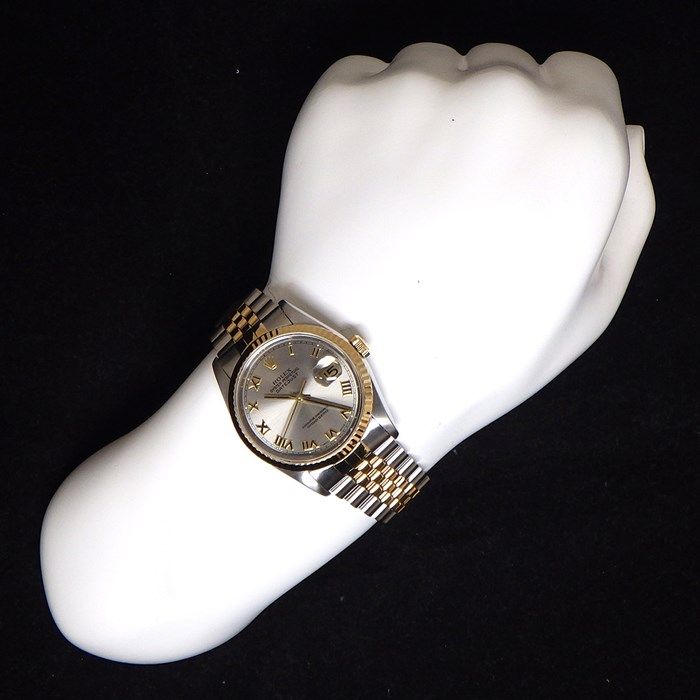 Rolex Datejust 36mm 16233 - Fluted Bezel, Silver Roman Dial, 1994-1995