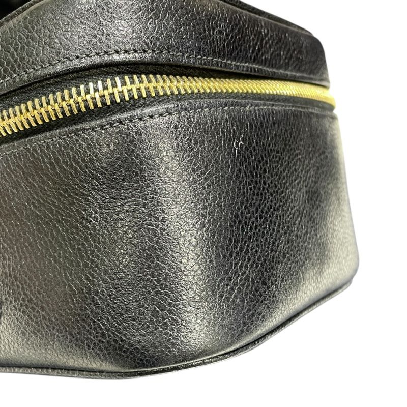 CHANEL Coco Mark Vanity Bag A01997 - Black Caviar with Gold Hardware