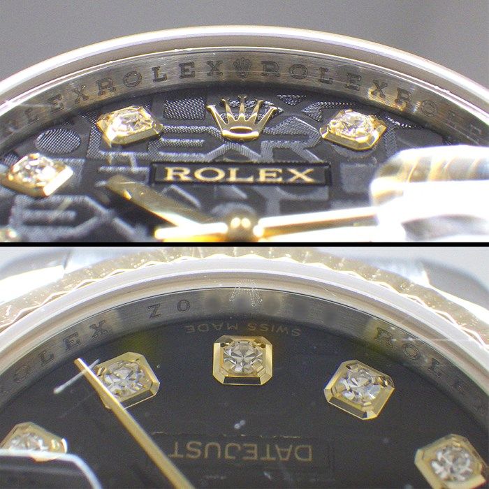 Rolex Datejust 26 179173G - 2006 Black Diamond Dial - K18YG & SS