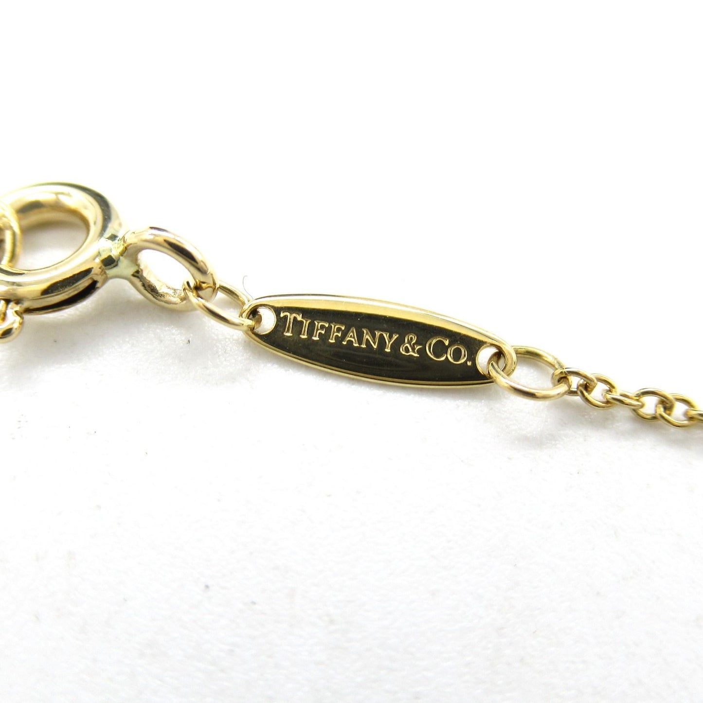 TIFFANY & CO. By the Yard Necklace in 18K Yellow Gold with Diamonds
