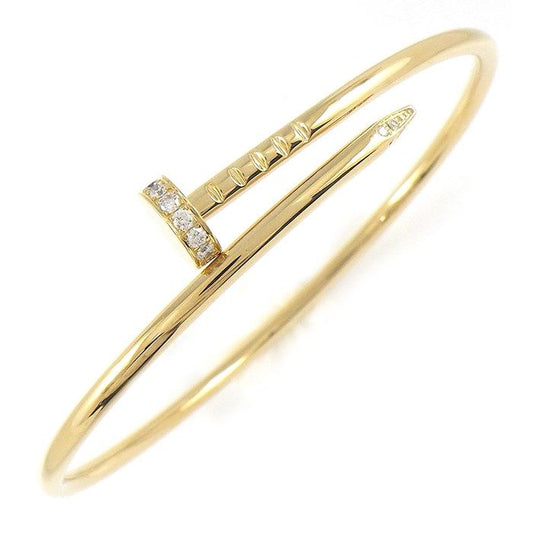 Cartier Juste un Clou SM Bangle with Diamonds in 18K Yellow Gold