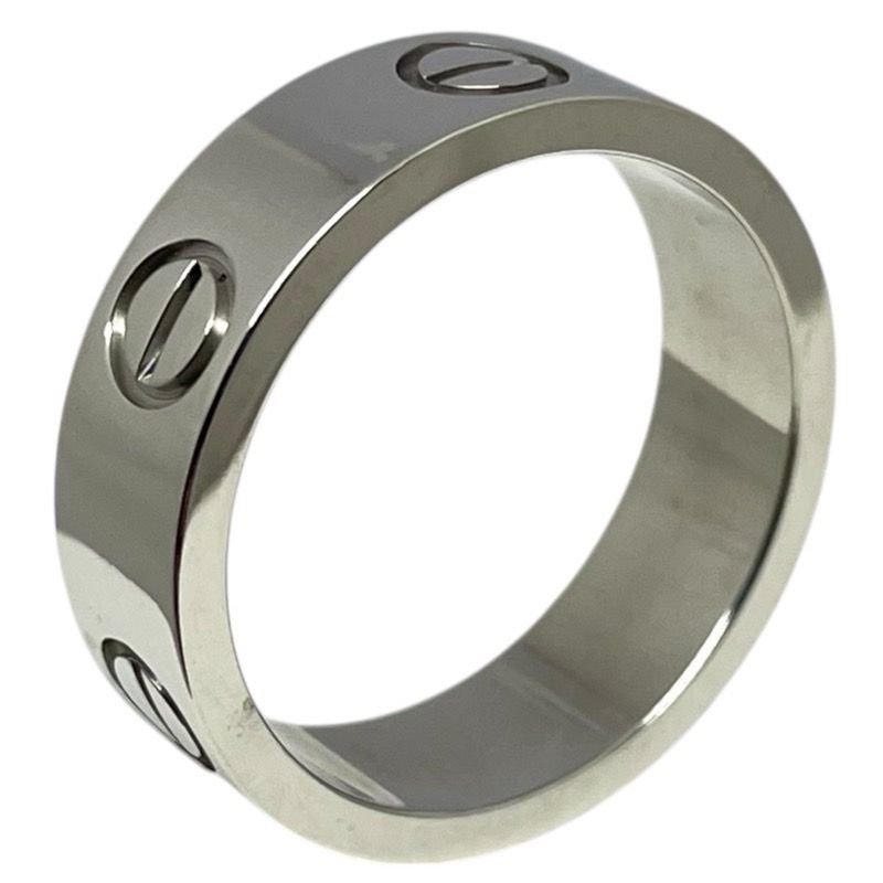 Cartier Love Ring in 750 White Gold - Timeless Elegance