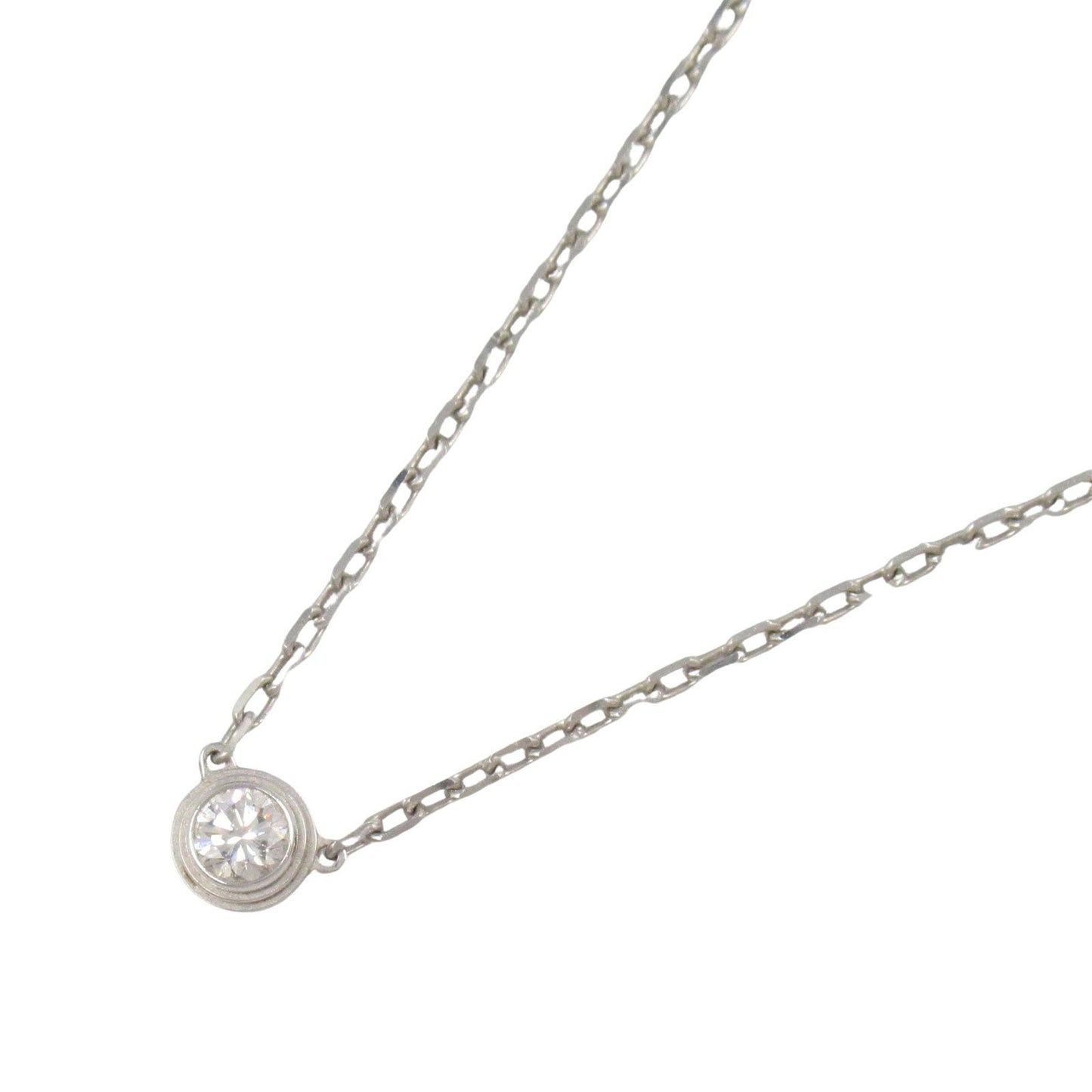 CARTIER Amour Necklace in 18K White Gold with Diamonds