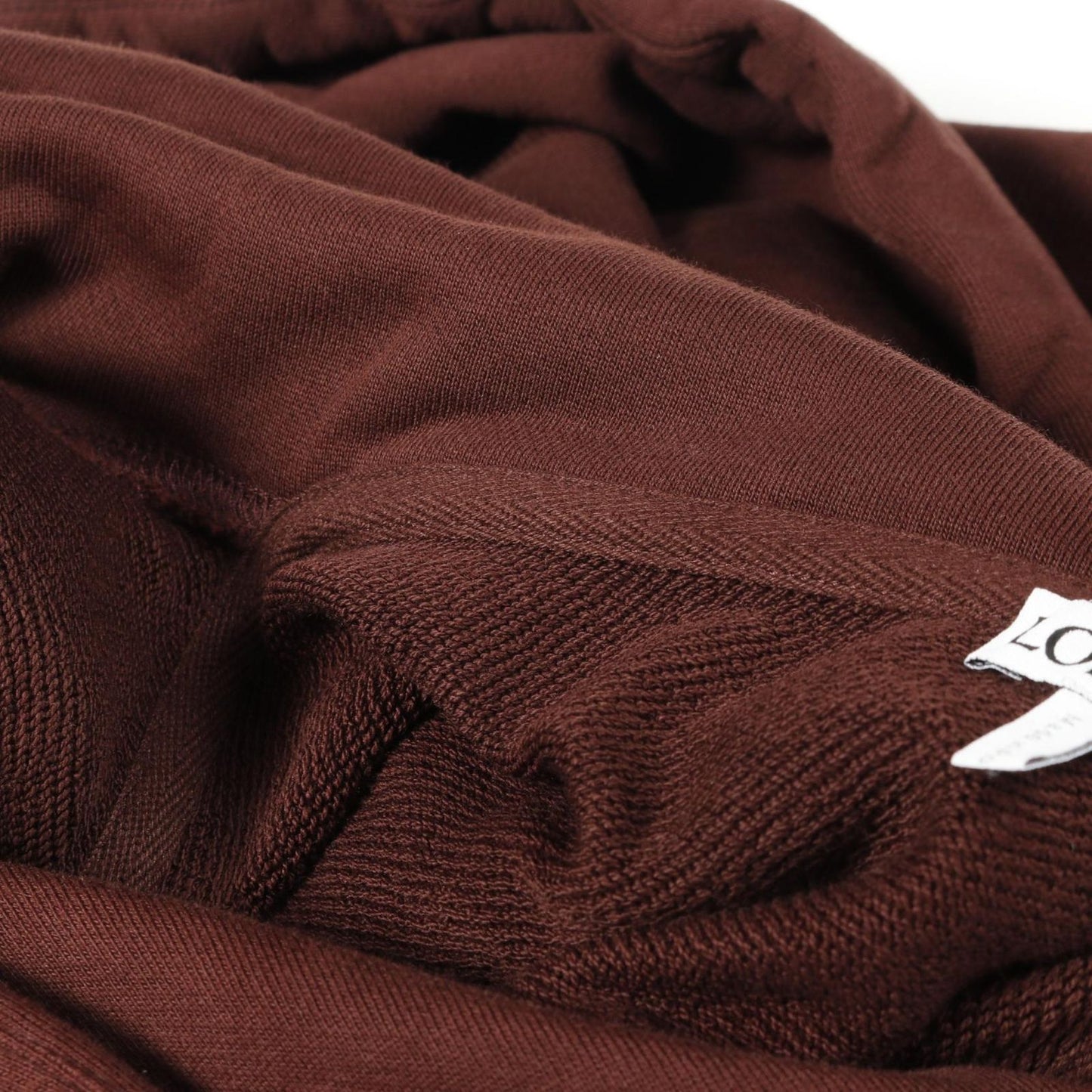 LOEWE Relaxed Fit Hoodie in Brown Cotton - Timeless Elegance