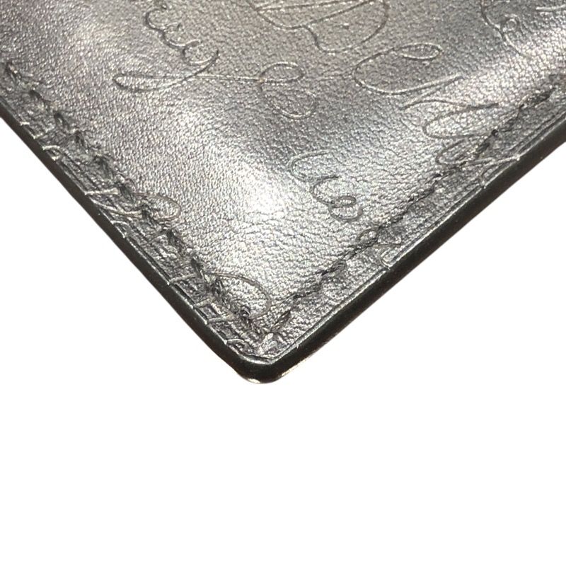 Berluti Calligraphy Card Case in Black Leather - N235725