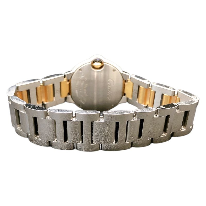 Cartier Ballon Bleu SM Pink Shell Dial Stainless Steel Ladies Watch