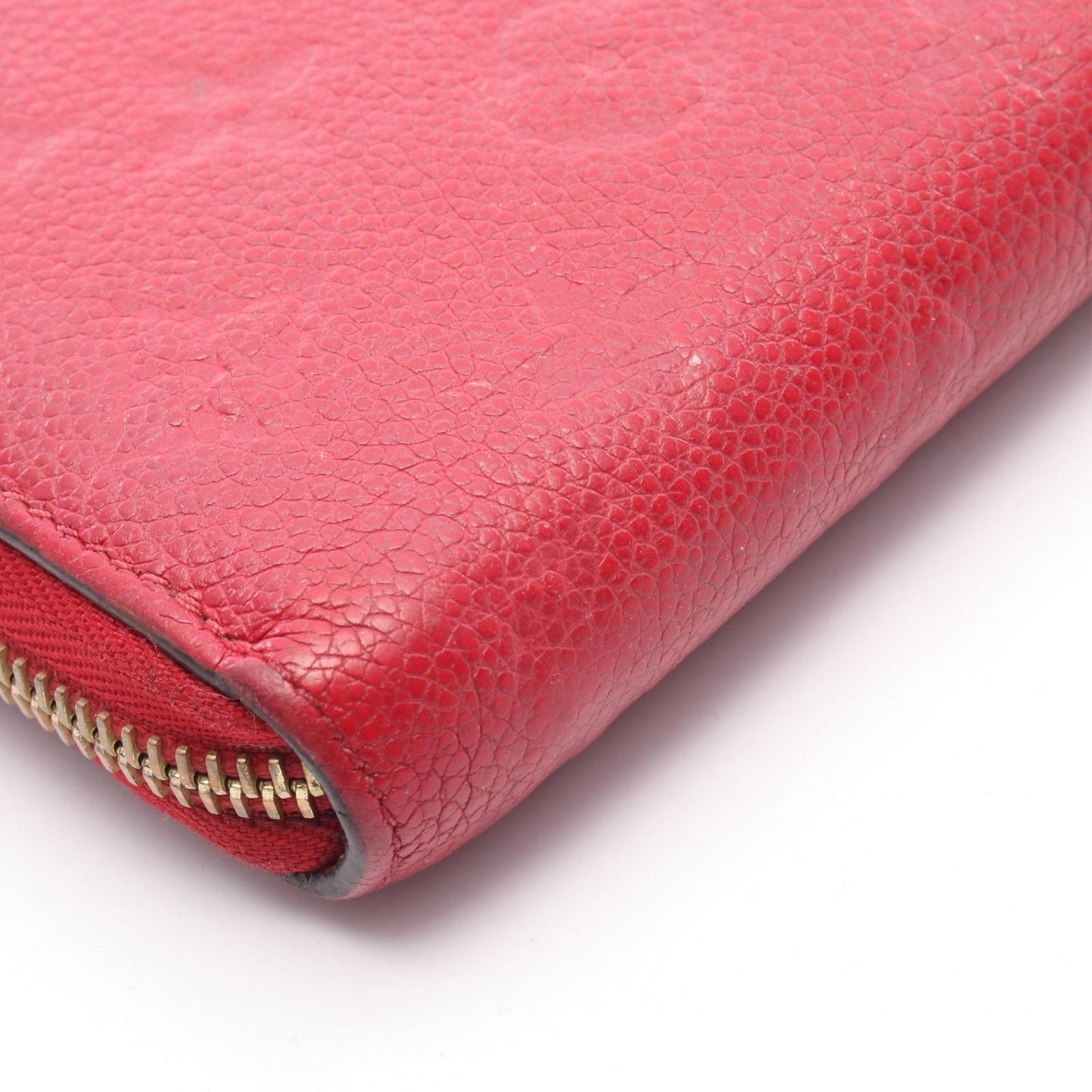 Louis Vuitton Zippy Wallet in Garnet Monogram Empreinte Leather