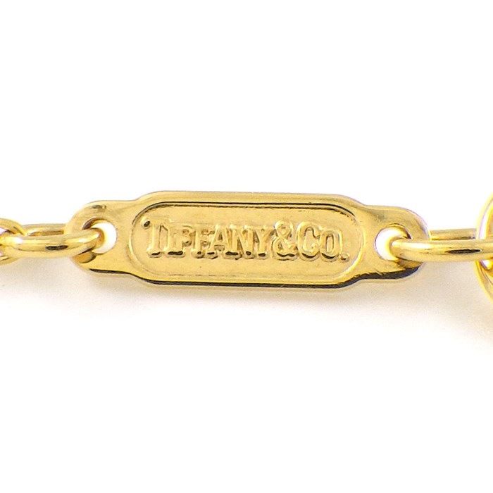 Tiffany & Co. Heart with Bow Necklace in K18 Yellow Gold