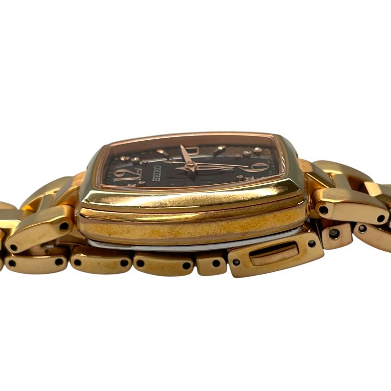 SEIKO LUKIA SSVW128 Black Solar Ladies Watch - Timeless Elegance