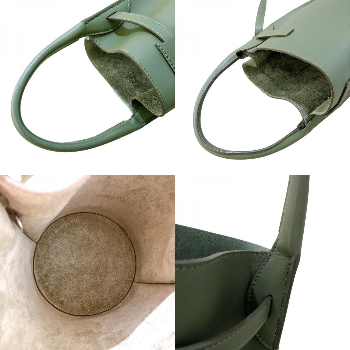 CELINE Big Bucket Bag 2WAY in Khaki with Silver Hardware