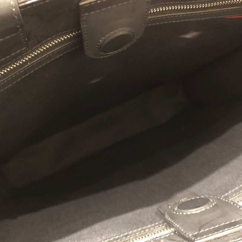 GUCCI GG Supreme Tote Bag with Patches - Black Canvas