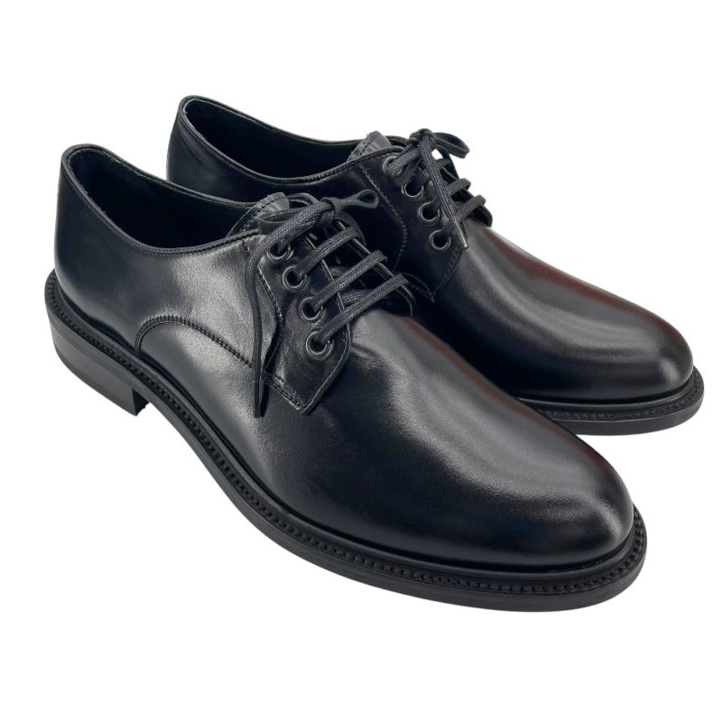LOEWE Black Leather Oxford Shoes for Women - Timeless Elegance