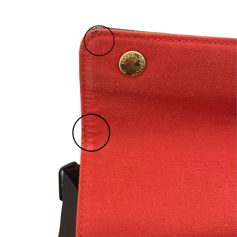 Louis Vuitton Naviglio N45255 Damier Canvas Shoulder Bag - Brown