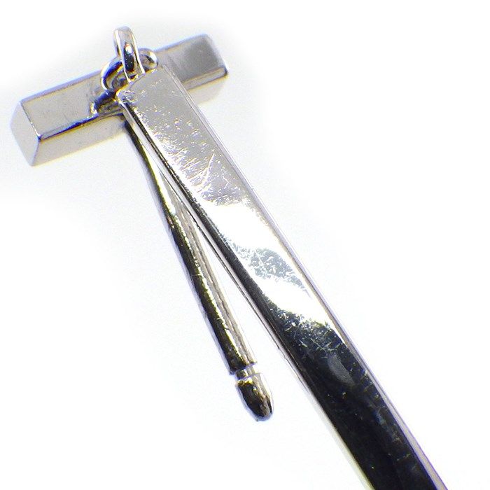 Tiffany & Co. T Bar Swing Wire Earrings in K18 White Gold