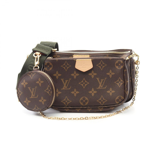 Louis Vuitton Multi Pochette Accessoires Monogram Khaki Shoulder Bag