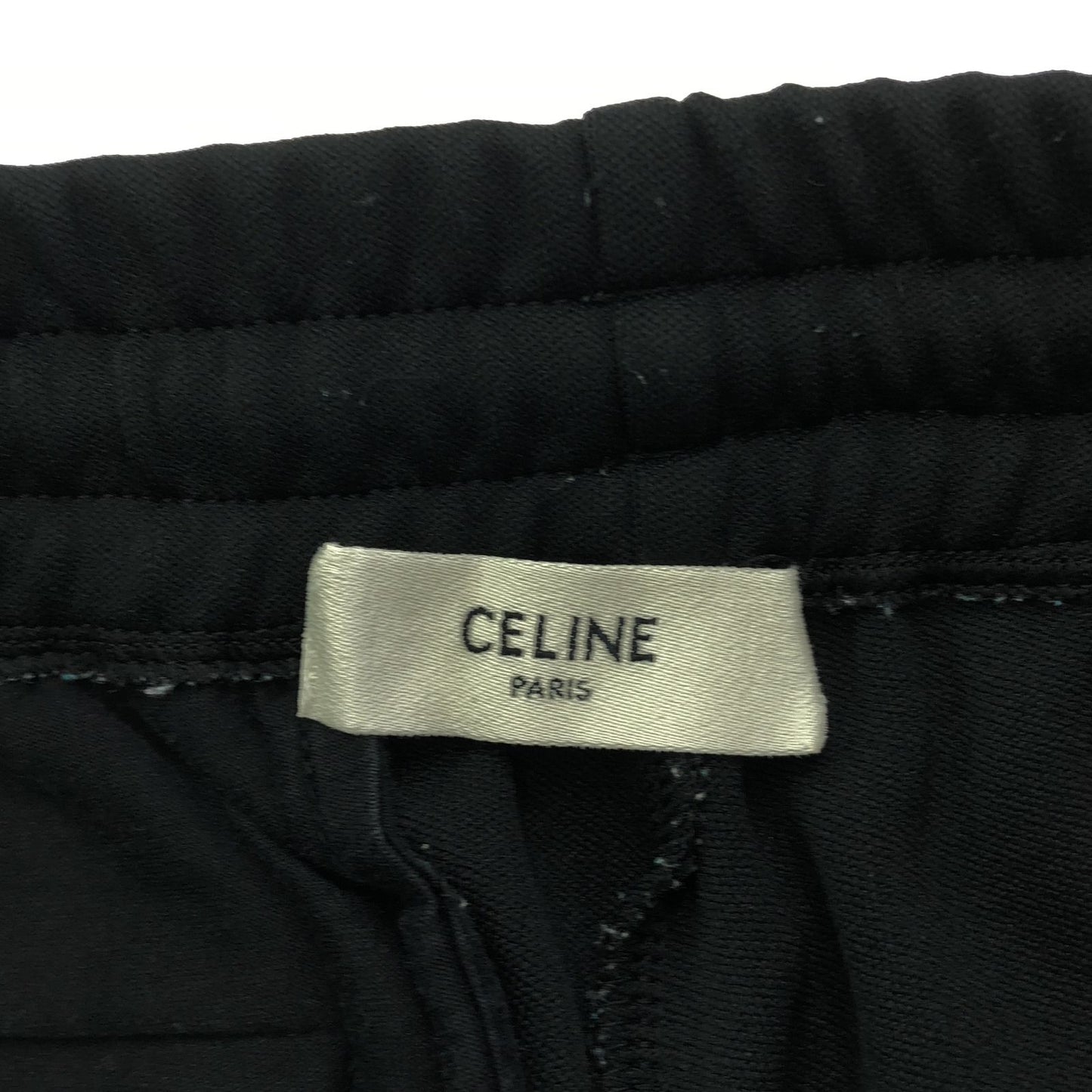 CELINE Black & White Track Pants - Exquisite Craftsmanship