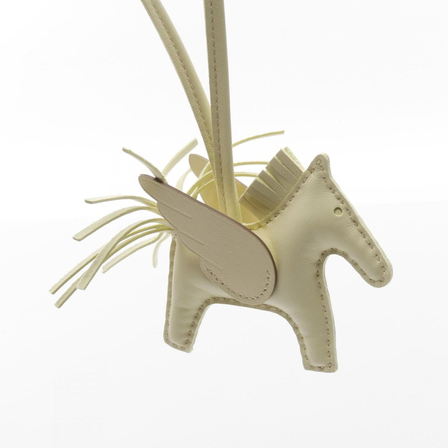 HERMES Rodeo Pegasus PM Charm in Yellow Milton - Unused Luxury