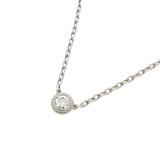 Cartier Amour Necklace in K18 White Gold with Diamonds