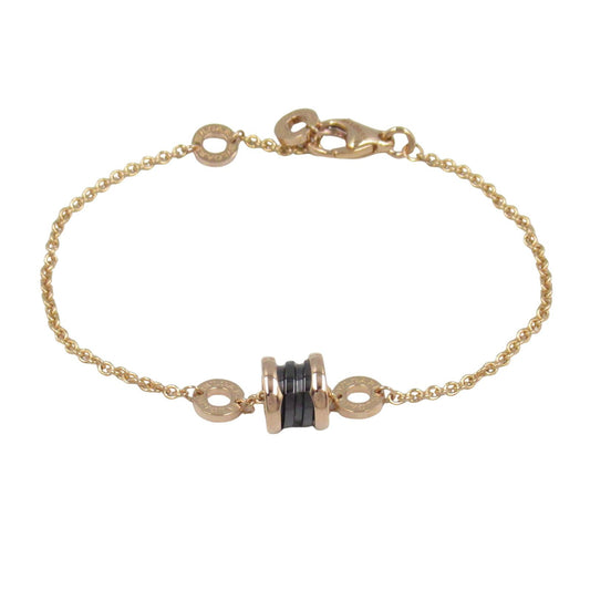 BVLGARI B-zero1 Ceramic Bracelet in K18 Pink Gold - Exquisite Elegance