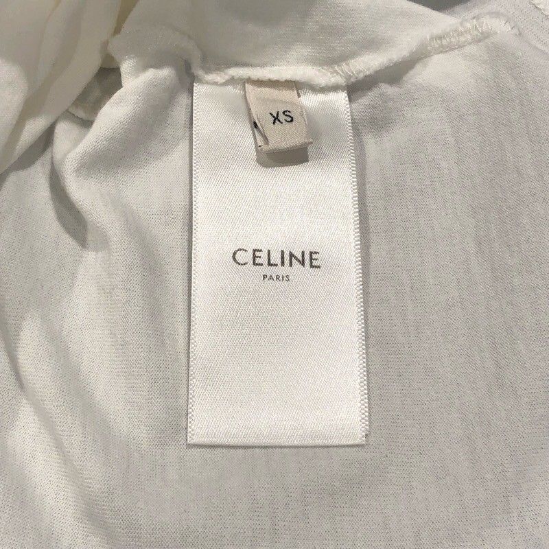 CELINE Logo Print Cropped T-Shirt - Exclusive Women's Cotton Tee
