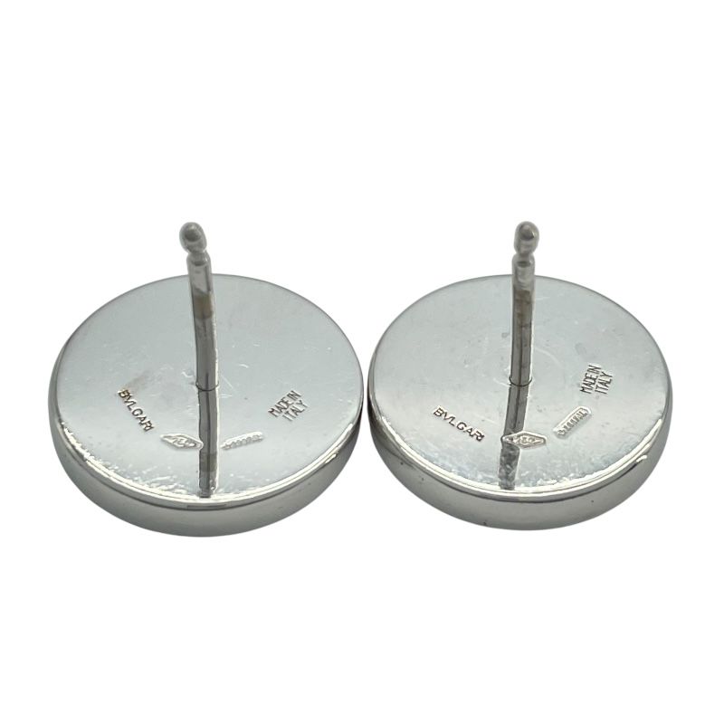 BVLGARI Optical Earrings in K18WG and Onyx - Timeless Elegance