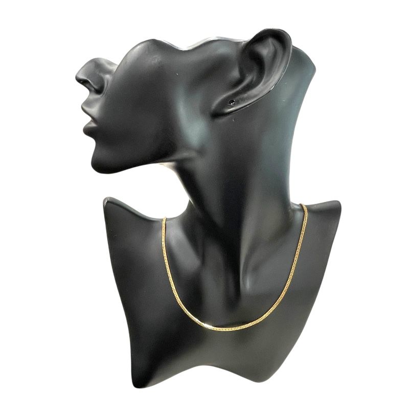 Exquisite K18 Gold Double-Kihei Necklace - Unisex Elegance