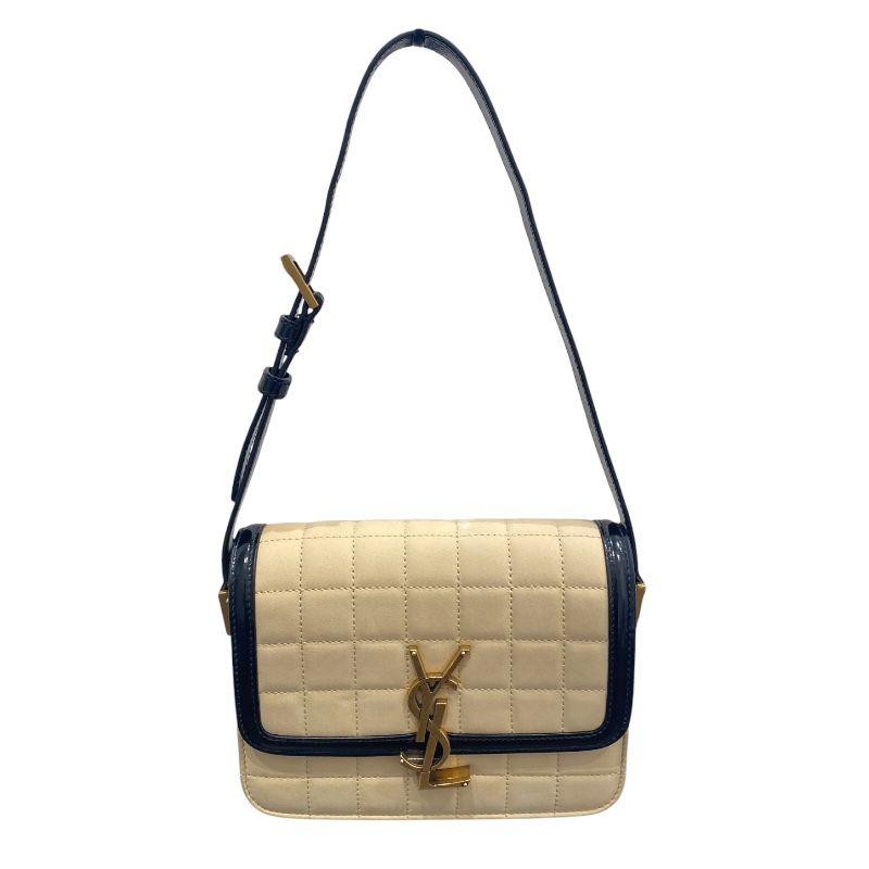 Saint Laurent Sorbonne Small Nubuck Shoulder Bag in Beige