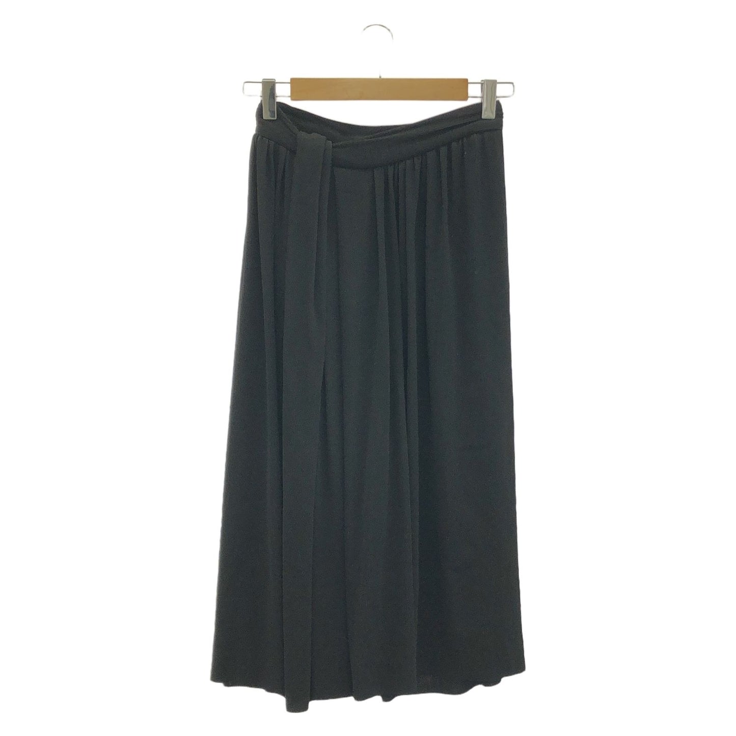 BALENCIAGA Black Rayon Skirt - Timeless Elegance