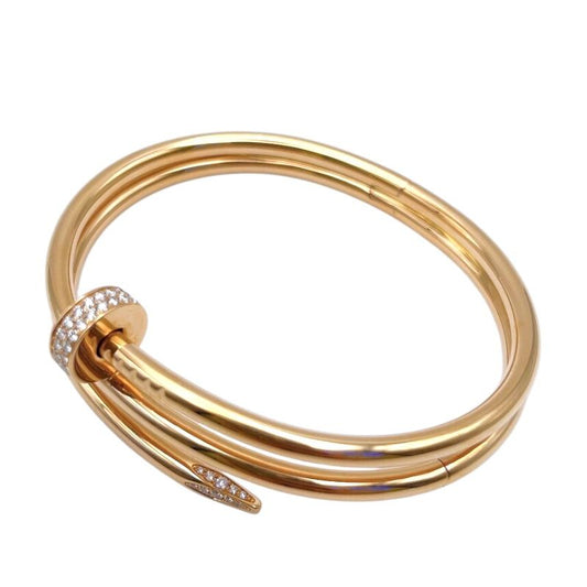 Cartier Juste un Clou Diamond Double Bracelet in K18 Pink Gold