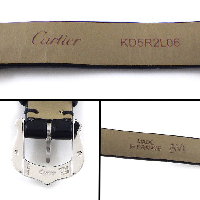 Cartier Santos Mini D'Amouzel WF902005 Diamond Bezel Watch