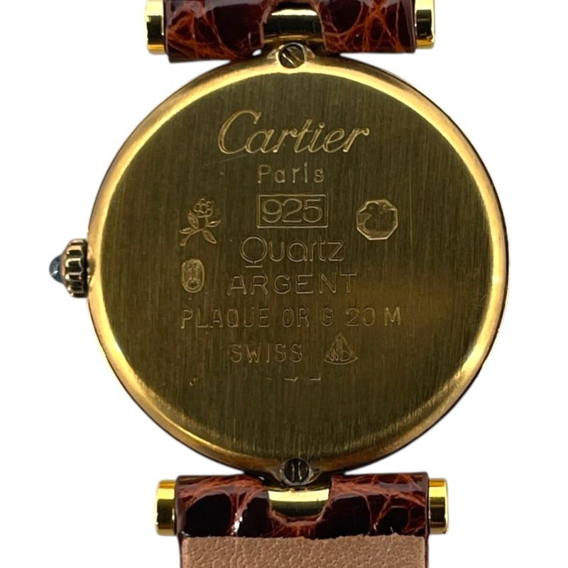 Cartier Must de Vendôme Ivory SV/GF Ladies Watch - Timeless Elegance