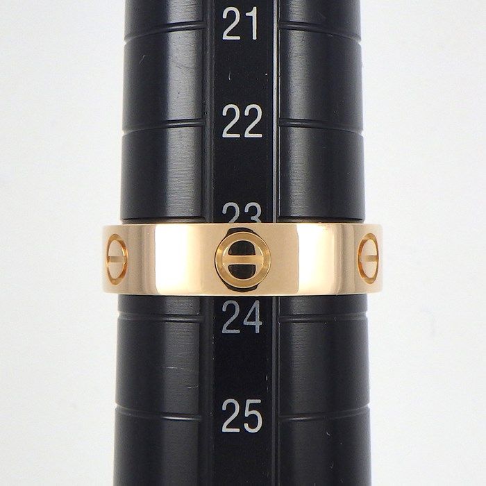 Cartier Love Ring MM in K18 Pink Gold - Timeless Elegance