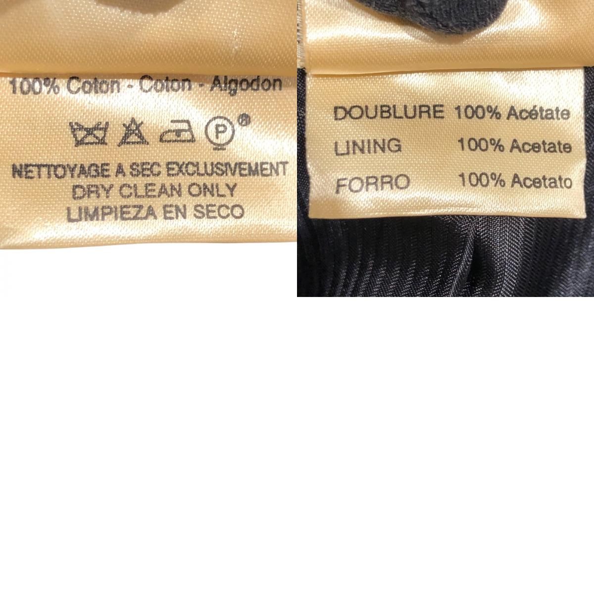 HERMES Velvet Collar Wool Jacket in Navy - Women's Tailored Elegance