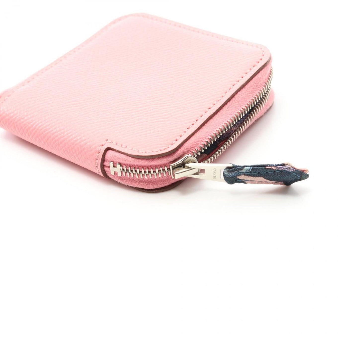 HERMES Azap Compact Mini Coin Case in Rose Confetti - Exquisite Craftsmanship