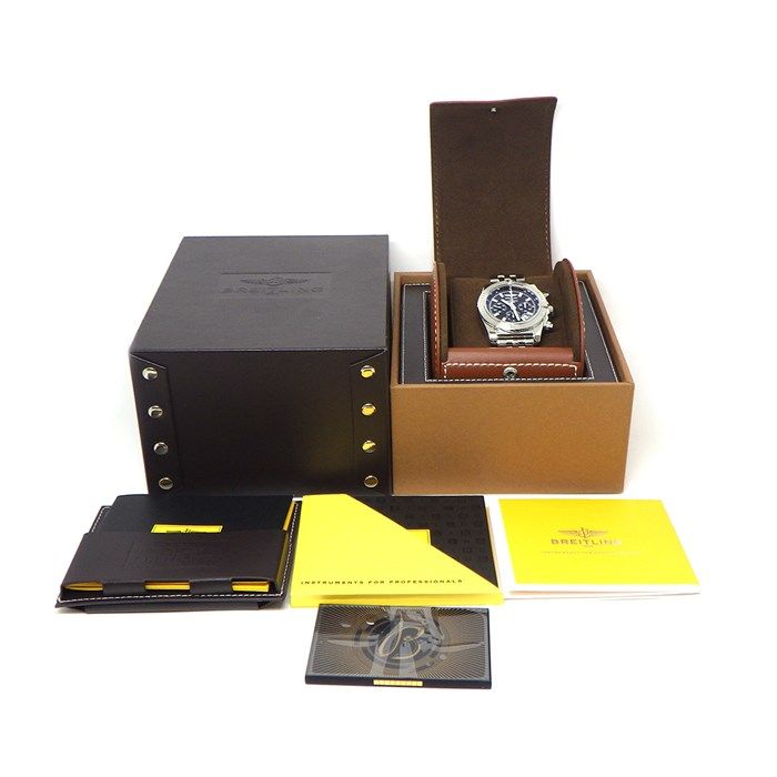 Breitling Chronomat 44 JSP Limited Edition Black Dial Watch