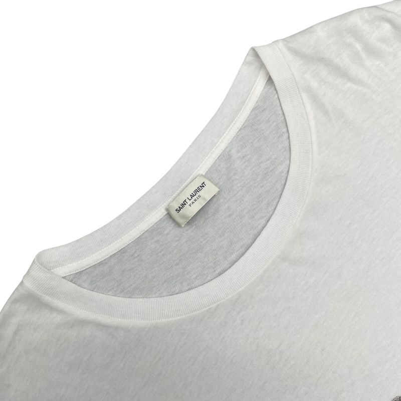 SAINT LAURENT The Smiths Print T-Shirt - White Cotton XL