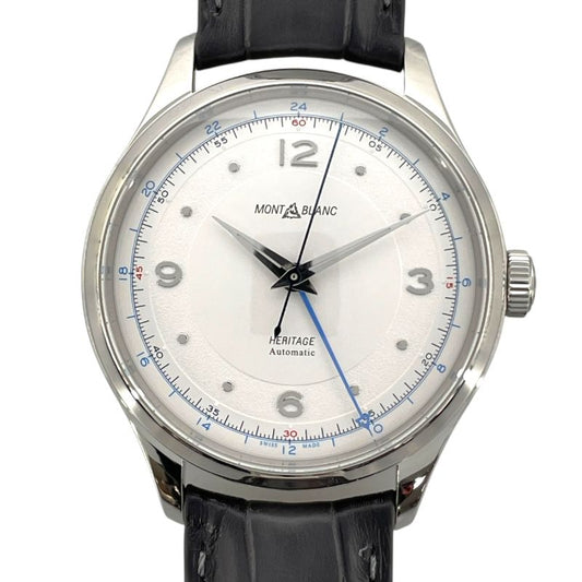 Montblanc Heritage GMT 119948 White Dial Automatic Men's Watch
