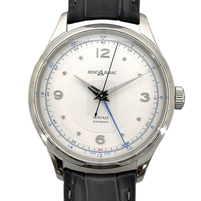 Montblanc Heritage GMT 119948 White Dial Automatic Men's Watch