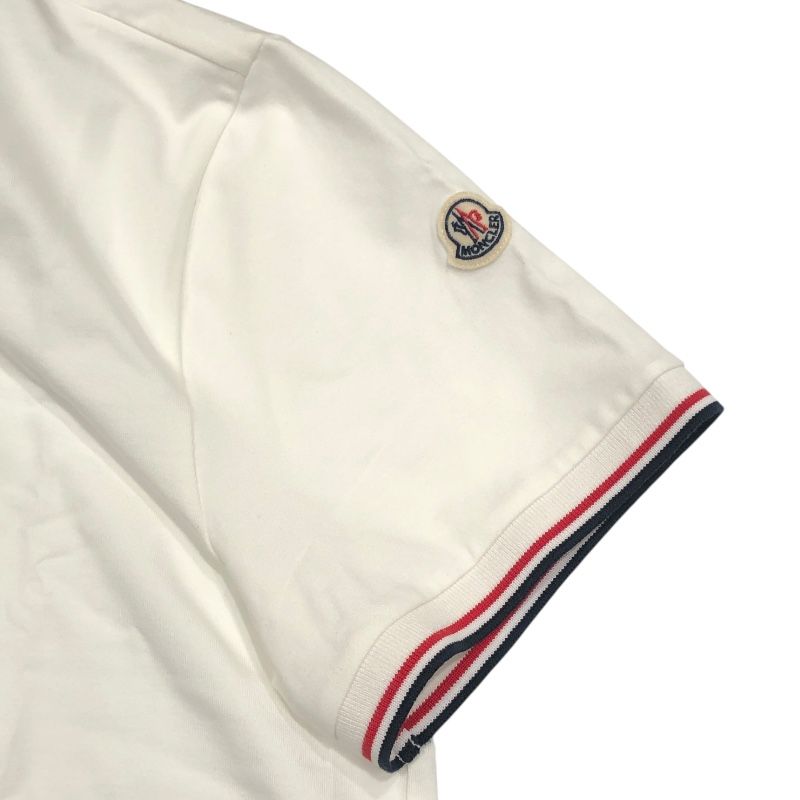 Moncler Embroidered Logo T-Shirt - White Cotton, Size XL