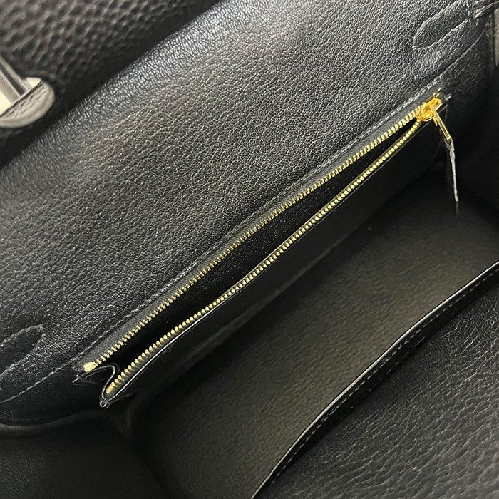 HERMES Birkin 25 Handbag - 2018 Black Togo with Gold Hardware