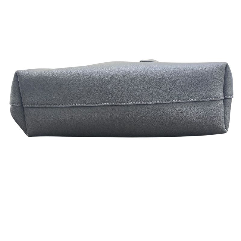 SAINT LAURENT Toy Shopping Tote in Grey Leather - Unisex Elegance