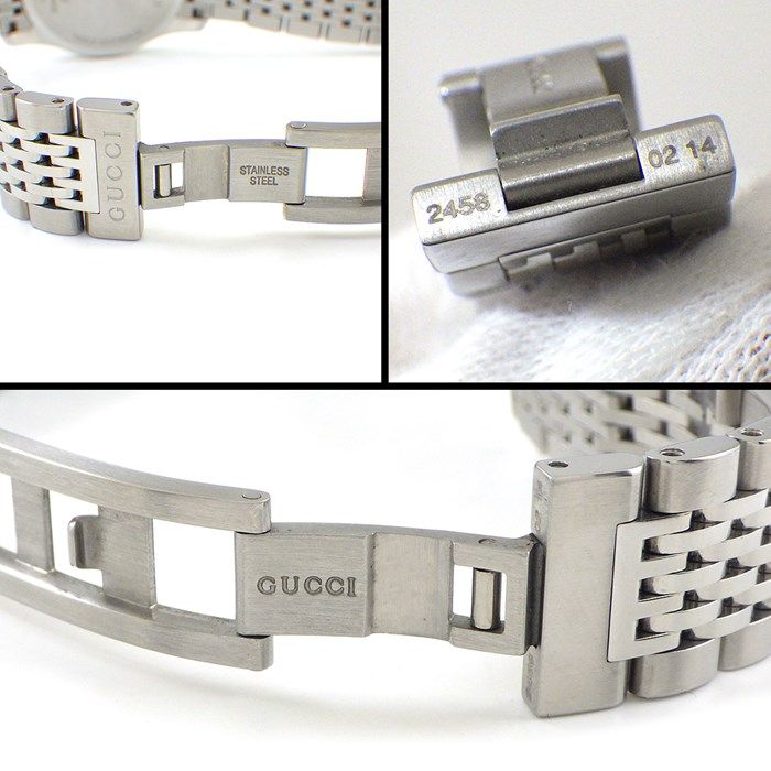 GUCCI G-Timeless 126.5 Quartz Watch with Diamond Indices